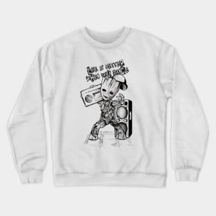 The baby groot dancing Crewneck Sweatshirt